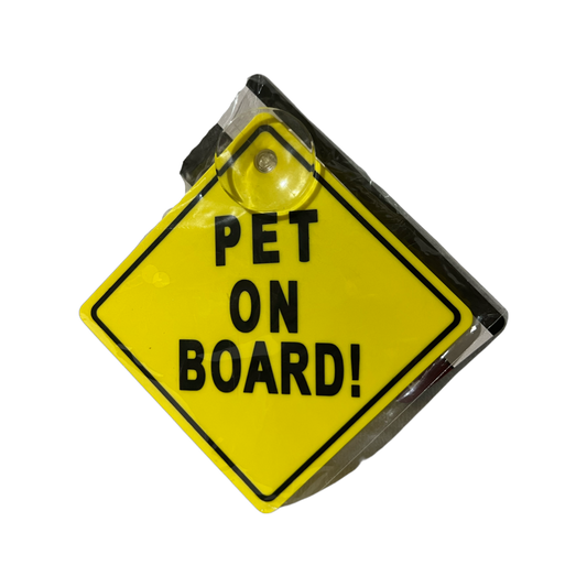 Pet On Board Sign